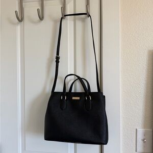 Kate Spade black laurel way Evangelie purse